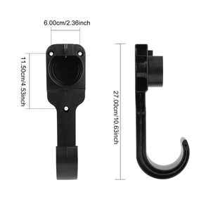 Soporte de montaje en pared para conector Tipo 2 enchufe de la UE EV cargador Cable soporte pistola cabeza enchufe accesorios de coche - Product Image 6
