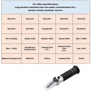 เครื่องวัดความเค็มแบบมือถือ KFG-01502B ช่วงการวัด 0-28% สำหรับน้ำทะเล และ 0-100% สำหรับวัดความเค็ม พร้อมระบบ ATC สำหรับตู้ปลา - Product Image 6