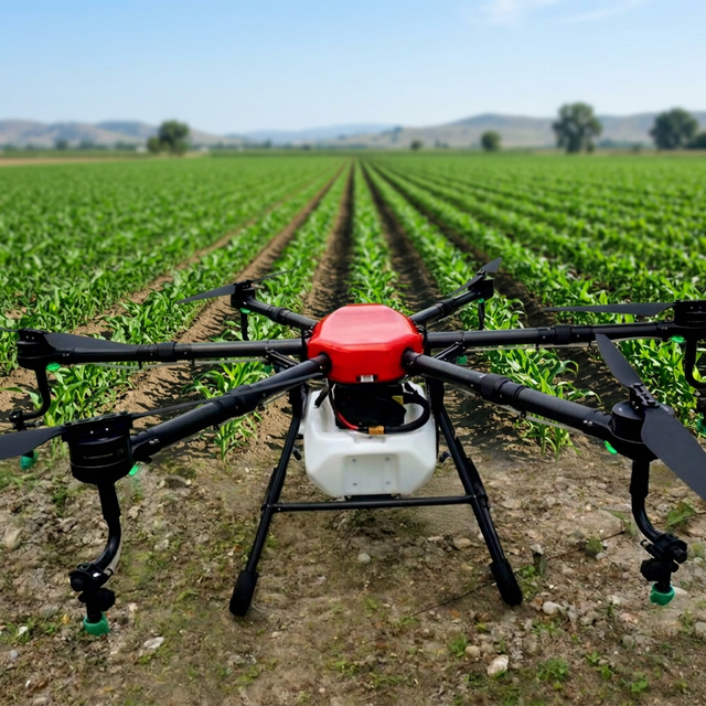 6-Axis 16L Farm Spraying UAV Smallholder Crop Spraying Drone Plant Protection Farm Working Equipment