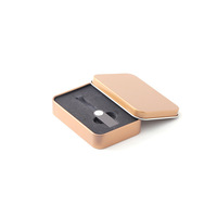 Boîtes en étain rectangulaires multi-tailles personnalisées en usine pour l'emballage d'aliments, de bijoux et d'outils de beauté, impression de logo personnalisée, ISO9001