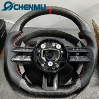 Volant de voiture en cuir synthétique suède, fourni par l'usine, pour Mercedes-Benz W212 W213 W222 W204 W205 GLA GLB GLC GLE AMGC E S G-Class