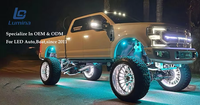 Lumina Superhelle Radbeleuchtung 4-20 Reihen Weiß 18800 Lumen IP67 Wasserdichte Radringlichter für Show-Trucks & Offroad-Fahrzeuge