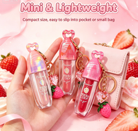 Gloss à lèvres rose hydratant et scintillant, non collant, effet miroir, maquillage pour les lèvres, gloss hydratant, gloss beauté, marque privée