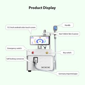 सौंदर्य उपकरण 755 1064 808 लेजर डायोड पेशेवर 8088nnm डायोड लेजर - Product Image 6