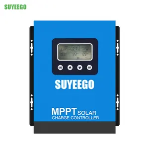 Regulador de cargador de batería inteligente SUYEEGO OEM Auto 12V 24V 48V 30A 50A 60A 80A 100A 120A MPPT controlador de carga Solar