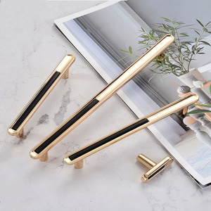Furniture Handle Bar Gold Zinc Alloy Minimalist Drawer Cabinet <b>Door</b> Durable - Product Image 2