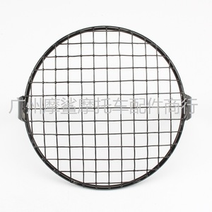 Cubierta de malla para faro de motocicleta Moshark, diseño de armadura de caballero de estilo retro de hierro para modelos GN CG125 Baboon - Product Image 3