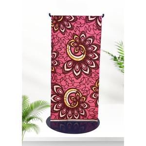 Tela de Organza Africana 100% Algodón Puro con Estampado Batik, 6 Yardas por Pieza para Bolsos, Camisas y Ropa de Niñas - Product Image 4