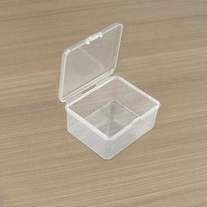 Plastic <b>Storage</b> <b>Box</b> Rectangle 4.9 X 4 X 2.3 Cm With Lid <b>Stackable</b> For Jewelry Fishing Gear Parts Organization - Product Image 4