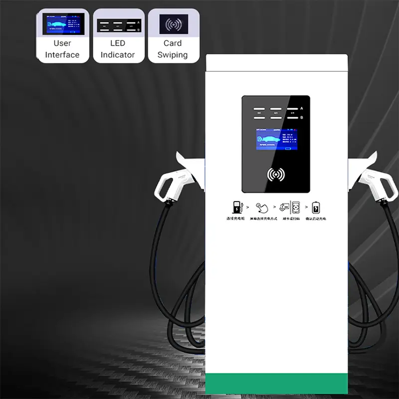 60kW ~ 240kW 상업용 신에너지 자동차 충전 파일 전기 자동차 충전기 CCS 바닥 장착형 EV DC 고속 충전 스테이션