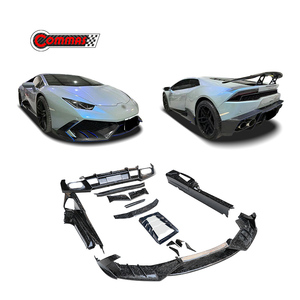 ชุดแต่งคาร์บอนไฟเบอร์สไตล์ MSY สำหรับรถยนต์ Lamborghini Huracan LP610 ประกอบด้วยลิ้นหน้า สเกิร์ตข้าง ดิฟฟิวเซอร์หลัง สปอยเลอร์หลัง และฝากระโปรงท้าย - Product Image 1