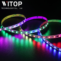 2024 nouvelle application de contrôle vocal intelligent lampe d'ambiance à cinq couleurs 5M WS2805 LED Dream Color 5050RGBWW CCT Pixels bande