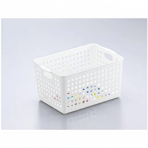 Cesto di stoccaggio profondo bianco Inomata - Product Image 1