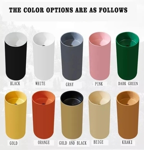 מותאם אישית צבעים מלאכותי אבן גלילי בודד רצפת הדום יוקרה יד כיור כיור למלון אמבטיה - Product Image 6