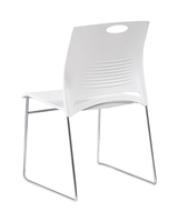 Chaise de visiteur de conférence de bureau empilable de cadre en métal de meubles de bureau