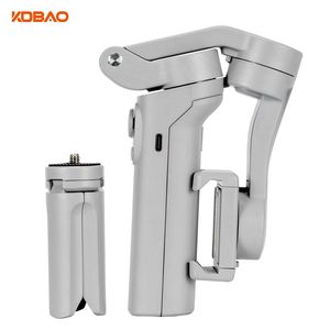 KDBAO F5 3-осевой пластиковый стабилизатор для смартфона с беспроводным пультом и аккумулятором 2000-3000 мАч для iPhone 14 и телефонов Android - Product Image 1