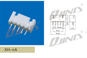 JINDA JST XH serie connettore terminale a 7 Pin per scheda elettronica a filo B7B-XH-A TJC3 2.5MM connettore per scheda Pitch 14P 3P PCB - Product Image 6