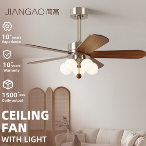 <span class=keywords><strong>Ventilateur</strong></span> de <span class=keywords><strong>plafond</strong></span> vintage en bois de noyer à 5 pales de 42 pouces avec abat-jour en <span class=keywords><strong>verre</strong></span> dépoli en forme de haricot magique <span class=keywords><strong>pour</strong></span> la décoration de salon et de maison - Product Image 1