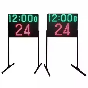 Temporizador de Cuenta Regresiva de 24 Segundos para Baloncesto con Soporte de Altura Ajustable para Uso en Canchas de Baloncesto - Product Image 1