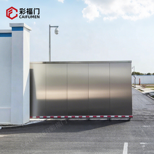Control remoto automático <span class=keywords><strong>de</strong></span> acero inoxidable para puerta corredera personalizada con tamaño y altura personalizables para empresa <span class=keywords><strong>de</strong></span> fábrica - Product Image 1