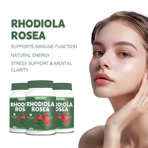 Vente en gros de capsules de rhodiola rosea Extrait de plantes rhodiola rosea poudre de rhodiola rosea naturelle pour adultes capsules de rhodiola rosea - Product Image 3