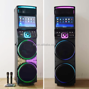 Loa Partybox DJ tích hợp đèn LED RGB kép 12 inch, màn hình cảm ứng lớn, chức năng Karaoke, điều khiển bằng giọng nói, nguồn điện DC 1417 - Product Image 2