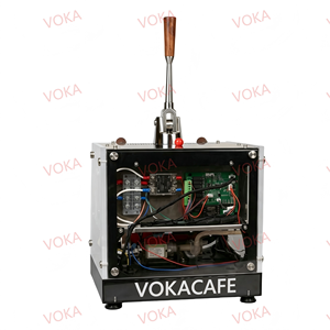 VOKA Commercial Lever <b>Espresso</b> Machine-Dual Boiler Stainless Steel 9 Bar Intelligent Control Continuous <b>Cup</b> Dispensing - Product Image 6