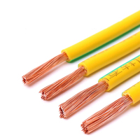 Cables de alimentación 14AWG 12AWG 8AWG 600V Cables eléctricos de PVC para cableado doméstico Fabricante de cables de cobre 70 ℃ THHN