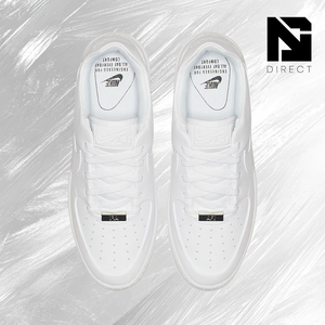 Nike Wmns Air Force 1 Sage Low 'Triple White' Chaussures de skate à lacets pour femmes, baskets élégantes et tendance - Product Image 3