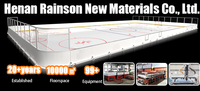 Piste de patinage sur roulettes en plastique, patinoire artificielle / panneaux de glace synthétique, hockey sur glace synthétique / patinoire sur glace