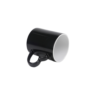 Tazza in ceramica da 11oz con rivestimento spray automatico per sublimazione, cambia colore, tazza magica a trasferimento termico a forma di cuore. - Product Image 4