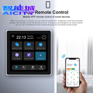 Sheng Qiong - Nouveau commutateur relais à écran tactile OLED 4 pouces 3 voies, compatible Tuya Smart Scene avec <span class=keywords><strong>Zigbee</strong></span> et contrôle à distance par application - Product Image 6