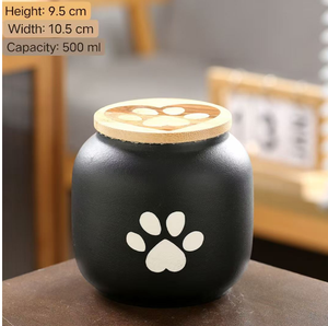 יוקרה מודרנית בהתאמה אישית קרמי לחיות מחמד קרמי בסגנון צרפתי לאחסון אפר - Product Image 5