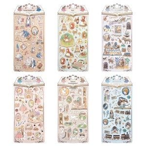 Autocollants plats de personnages de dessins animés pour enfants, fournitures décoratives pour albums et enveloppes pour filles - Product Image 5