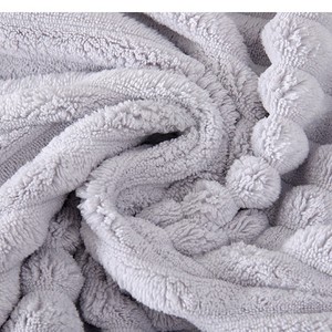 Gorro de Secado de Cabello para Mujer Jin Ao, de Felpa Coral, 25x65 cm, Absorbente, de Secado Rápido, para Ducha - Product Image 2