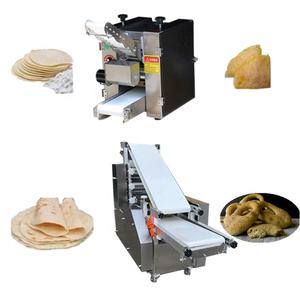 Paquet de certification CE Machine après-vente Roti Maker Ligne de production automatique de pain pita arabe Machines de fabrication de produits céréaliers - Product Image 4