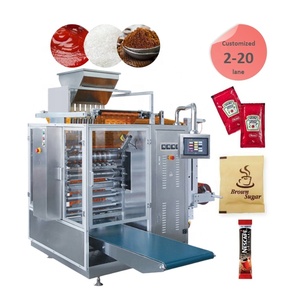 Energy Gel Drinking Liquid Automatic Filling Honey Stick Tomato Paste Sachet Packing Machine With Date Printing