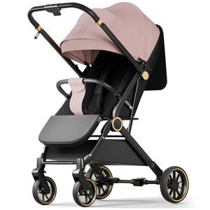 Cochecito de bebé ligero, cochecito de paraguas compacto con dosel ajustable/reposapiés/respaldo, cochecito plegable de dos vías para bebé - Product Image 2