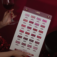 LADAI Nouvelle tendance OEM/ODM Vente en gros 24 couleurs Ensemble de vernis gel pailleté rouge pour salons de manucure professionnels