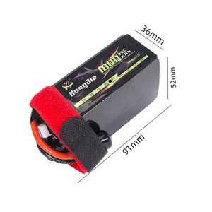 Прямые поставки с завода: Литий-полимерный аккумулятор 6S 22.2V 1800mAh 95C 803480 для мощных радиоуправляемых металлических танков и игрушек - Product Image 1