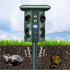 Repellente per Animali a Ultrasuoni Solare a 360 Gradi SAIJZEK all'Ingrosso, Dissuasore ad Energia Solare per Uccelli, Cani, Gatti, Scimmie, Cervi e Topi - Product Image 6