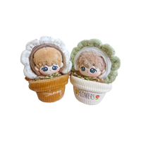 5cm 10cm 15cm dessin animé en peluche Animal Figure poupée Costume accessoire détachable personnalisé Kpop peluche poupée porte-clés