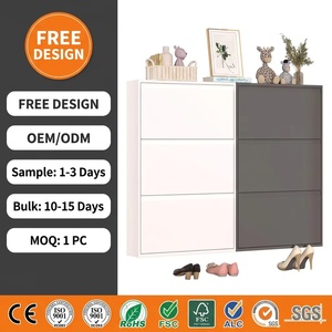 Organizzatore Moderno per <span class=keywords><strong>Scarpe</strong></span> in Acciaio, Armadio Metallico a 2 Ante, Scarpiera Sottile per Ingresso, Casa, Appartamento, <span class=keywords><strong>Salvaspazio</strong></span>, Fornitore all'Ingrosso - Product Image 1