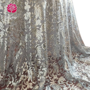 Es03023-Cổ Bạc Và Rượu Sâm Banh Khăn Trải Bàn Với Thêu Thiết Kế Cho Đám Cưới 132 "Vòng 120" Vòng 6ft Hình Chữ Nhật Và Vòng - Product Image 3