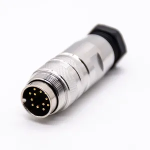 M23 M16 Field Wireable Male Plug IP 67 9 Pin Connector