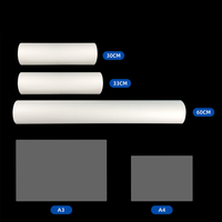 Hojas de Papel Blanco de 100 g/m² para Sublimación en Impresoras de Escritorio, Tamaños A4/A3+, Secado Instantáneo, Transferencia de Calor