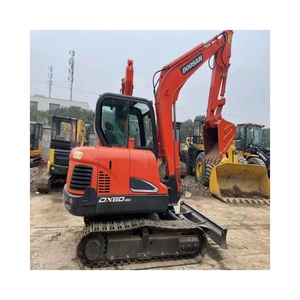 รถขุดตีนตะขาบ Doosan DX60‑9C มือสอง ขนาด 5.7 ตัน พร้อมเครื่องยนต์ Doosan D24C ระบบไฮดรอลิกเดิมๆ - Product Image 5