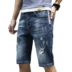 Vendita all'ingrosso pantaloni stile giapponese stile stile stile stile retrò lavare a gamba dritta largo jeans da uomo per gli uomini