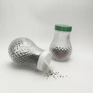 Bouteille à épices en verre transparente en forme de gros ventre, vide, mignonne, 230 ml, pour sel, épices, poivre, avec shaker - Product Image 5