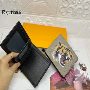 Portafoglio Unisex <span class=keywords><strong>di</strong></span> Lusso 2025 in PU, Corto, Bifold, Nuovo Design con Stampa Effetto Pelle Genuina, Portatile per <span class=keywords><strong>Carte</strong></span> <span class=keywords><strong>di</strong></span> <span class=keywords><strong>Credito</strong></span> - Product Image 2